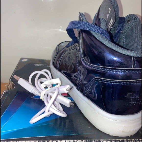 Sketcher Energy Lights Metallic High-tops - Picture 4 of 6